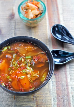Napa Cabbage Kimchi Soup