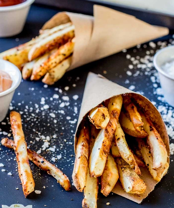 4 INGREDIENT BAKED FRENCH FRIES- VEGAN & GF