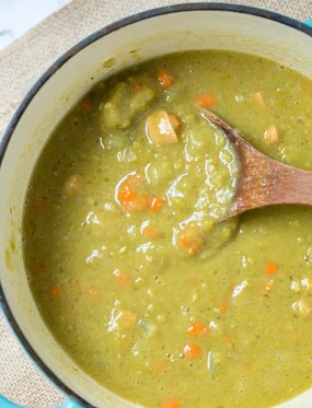 Split Pea Cauliflower Soup