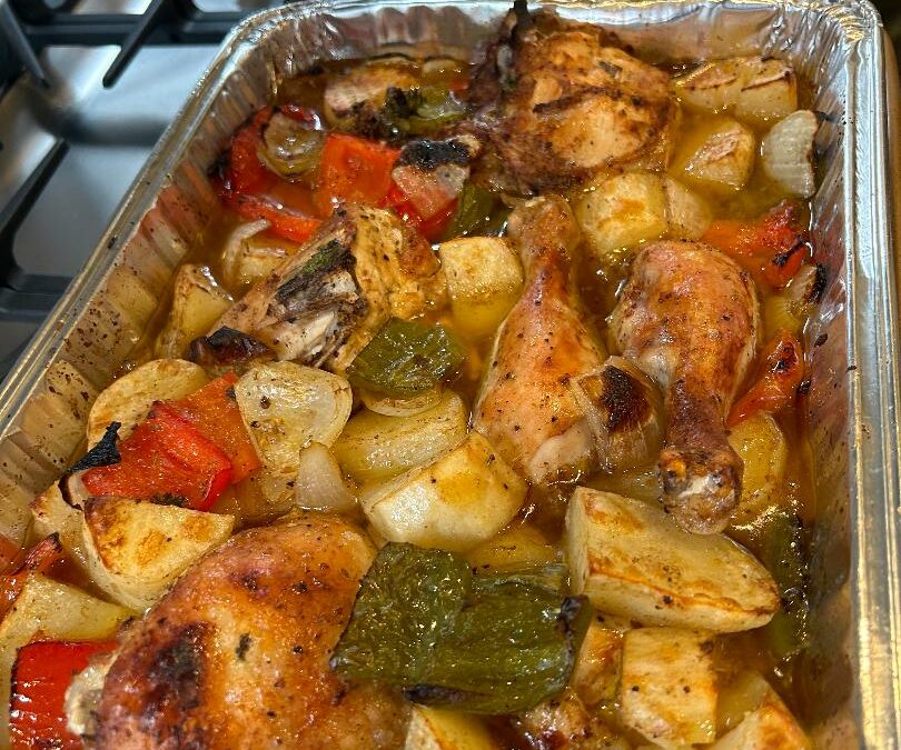 Baked Chicken & Roasted Potatoes